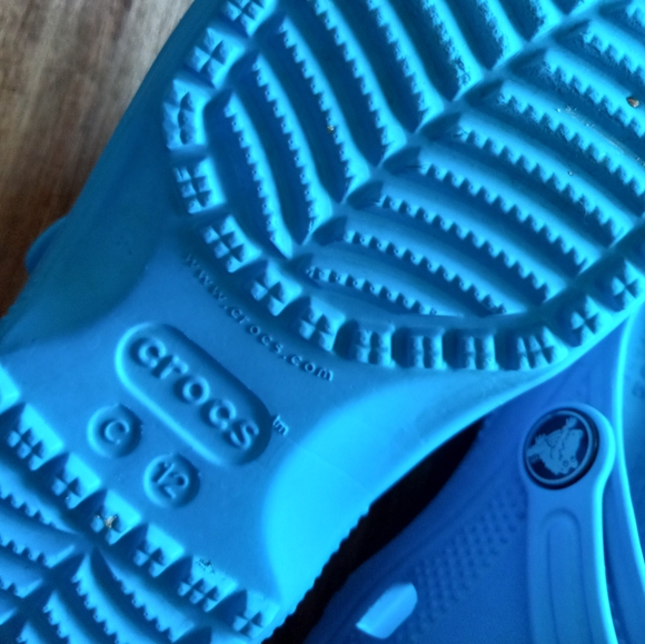 Kids CROCS Blue Unisex Size 12T - Picture 5 of 5